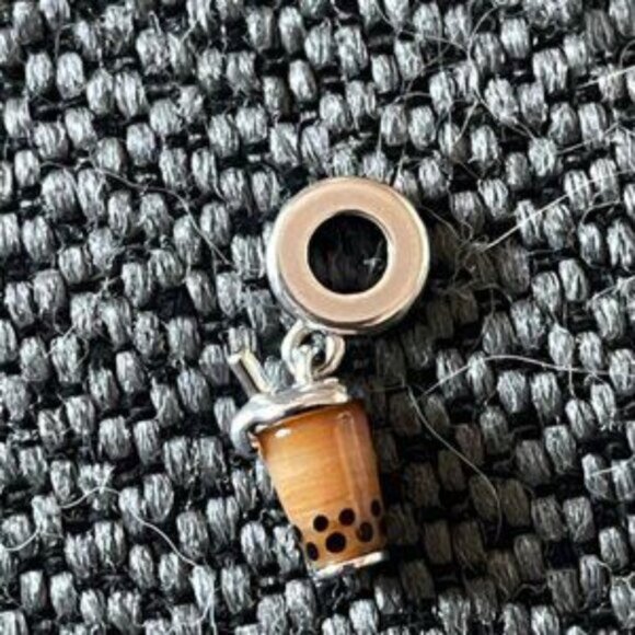 Authentic Pandora Murano Glass Bubble Tea Dangle Charm. - Picture 4 of 5